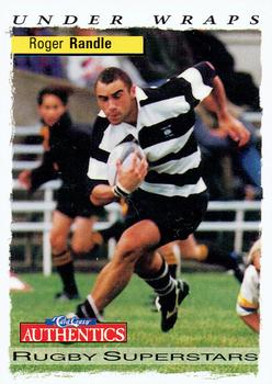 1995 Card Crazy Authentics Rugby Union NPC Superstars #103 Roger Randle Front